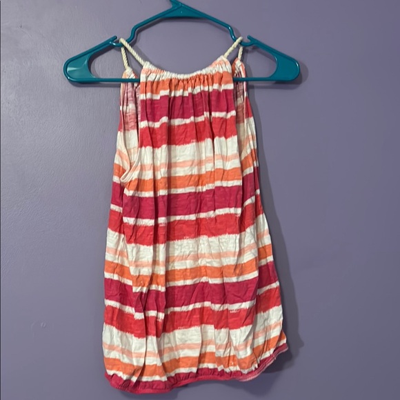 Old Navy Striped Halter Top - Pink, White, Orange - Picture 3 of 3